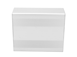Caixa de junção elétrica em liga de alumínio, com compartimento dividido para placas de circuito impresso, 50x110x130mm
