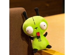 Novo Cachorro Alienígena Invasor de Pelúcia em Tecido, Decoração Cartoon, Verde CHABERLU