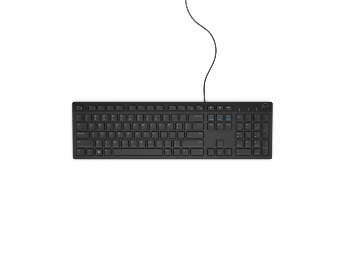 DELL Kb216 Teclado Usb Qwertz Alemão Preto