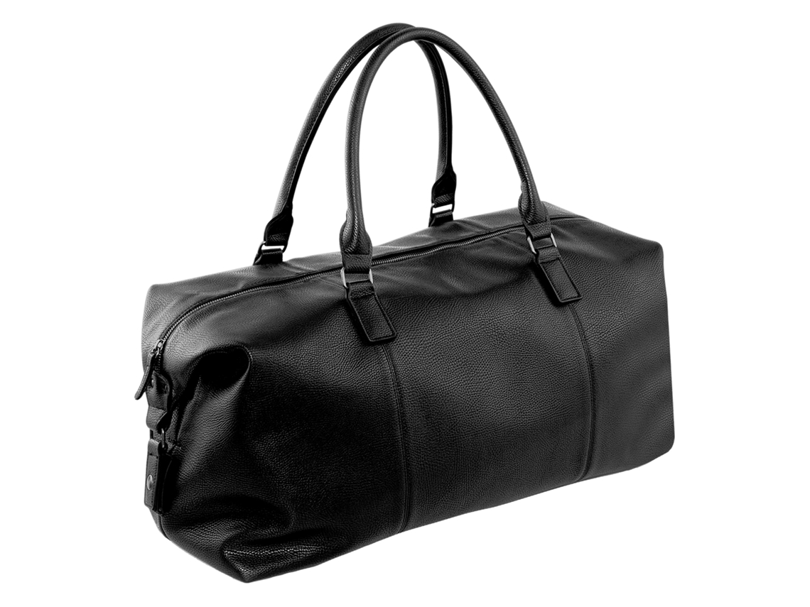 Bolsa de Viagem AQUAFORGE em couro sintético, tamanho único, preta