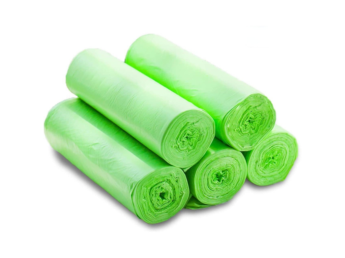 Sacos Compostáveis, 30 L, 5 Rolos, Biodegradáveis, Cozinha, Lurelia