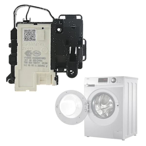 Interruptor de Trava da Porta Máquina de Lavar Roupa Carregamento Frontal Compatível com Máquina de Lavar, Cdsx BRILVIBERA