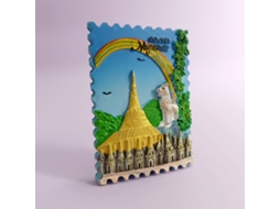 Ímãs De Geladeira E Lembrancinhas Turísticas De Myanmar, Na Ásia.