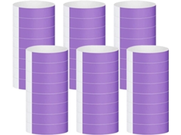 Pacote com 600 pulseiras luminosas que não escurecem, pulseiras adesivas, com núcleos macios e ajustáveis, pulseiras para