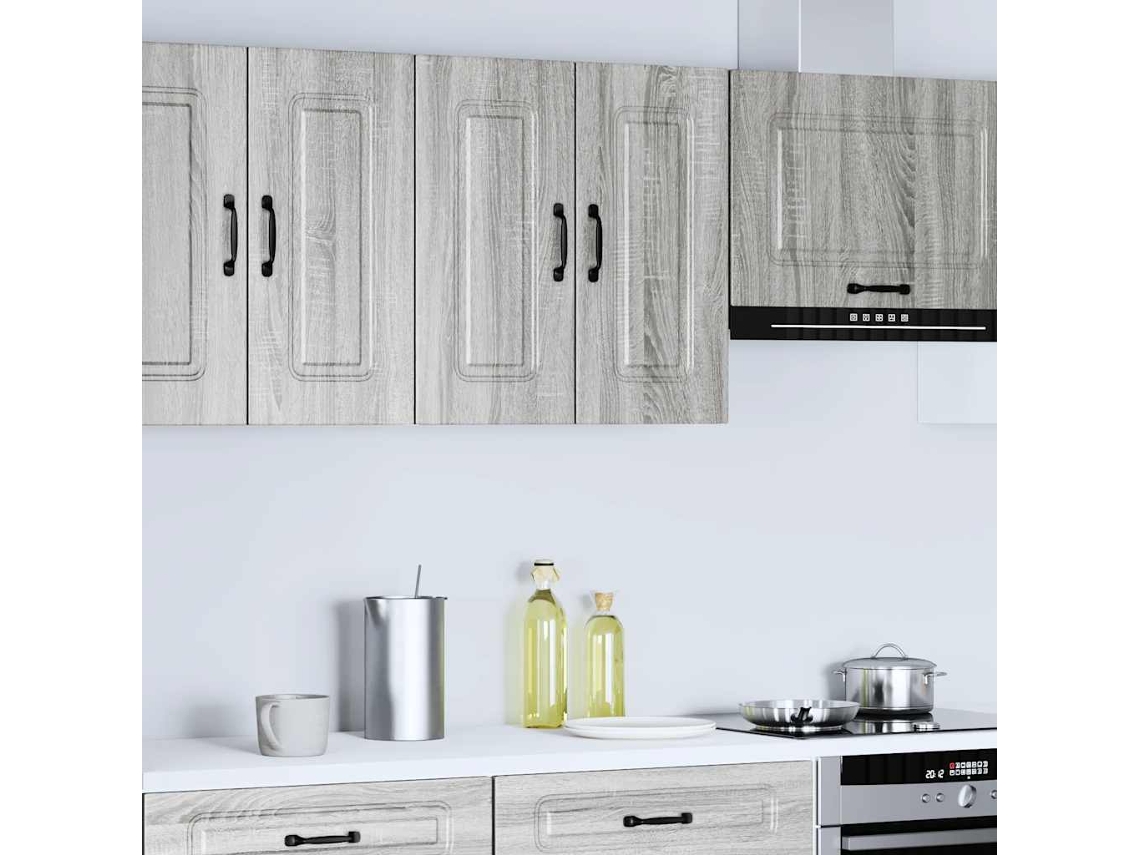 Vidaxl Armário De Parede De Cozinha Kalmar Sonoma Cinzento