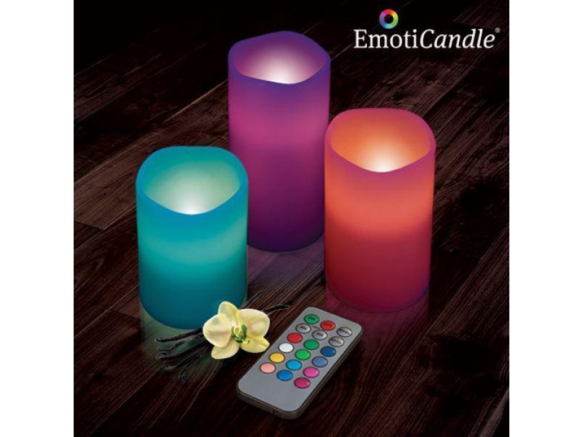 Led Velas Pacote Emoticandle 3