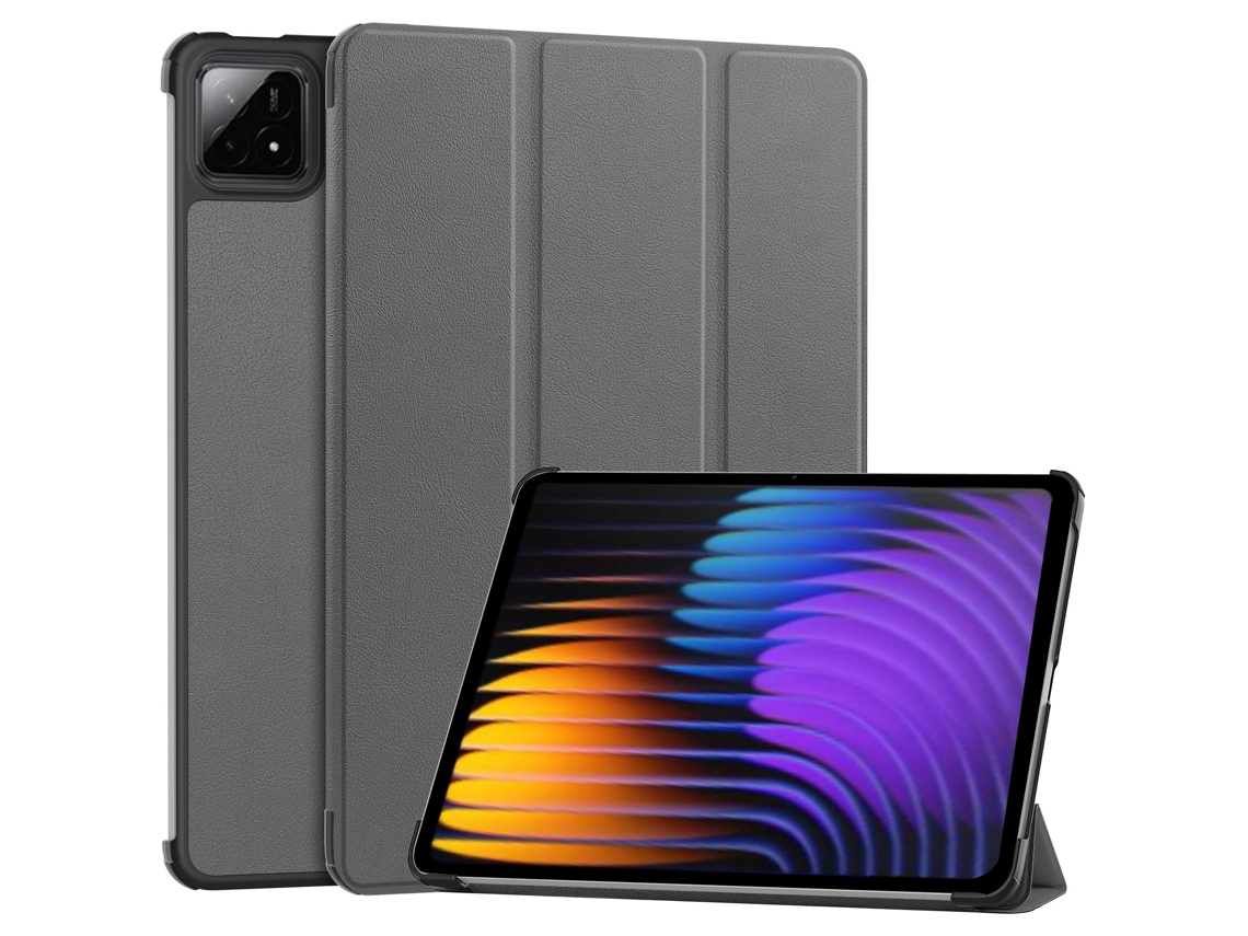 Capa Para Xiaomi Pad 5 Pro (12.4") 2022 Cinza Cuich