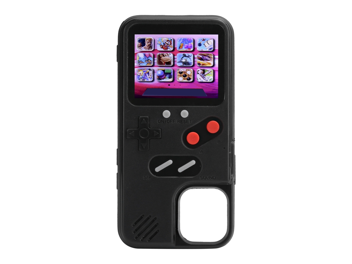 Capa Iphone 12 LAXISCREED com Console 36 Jogos