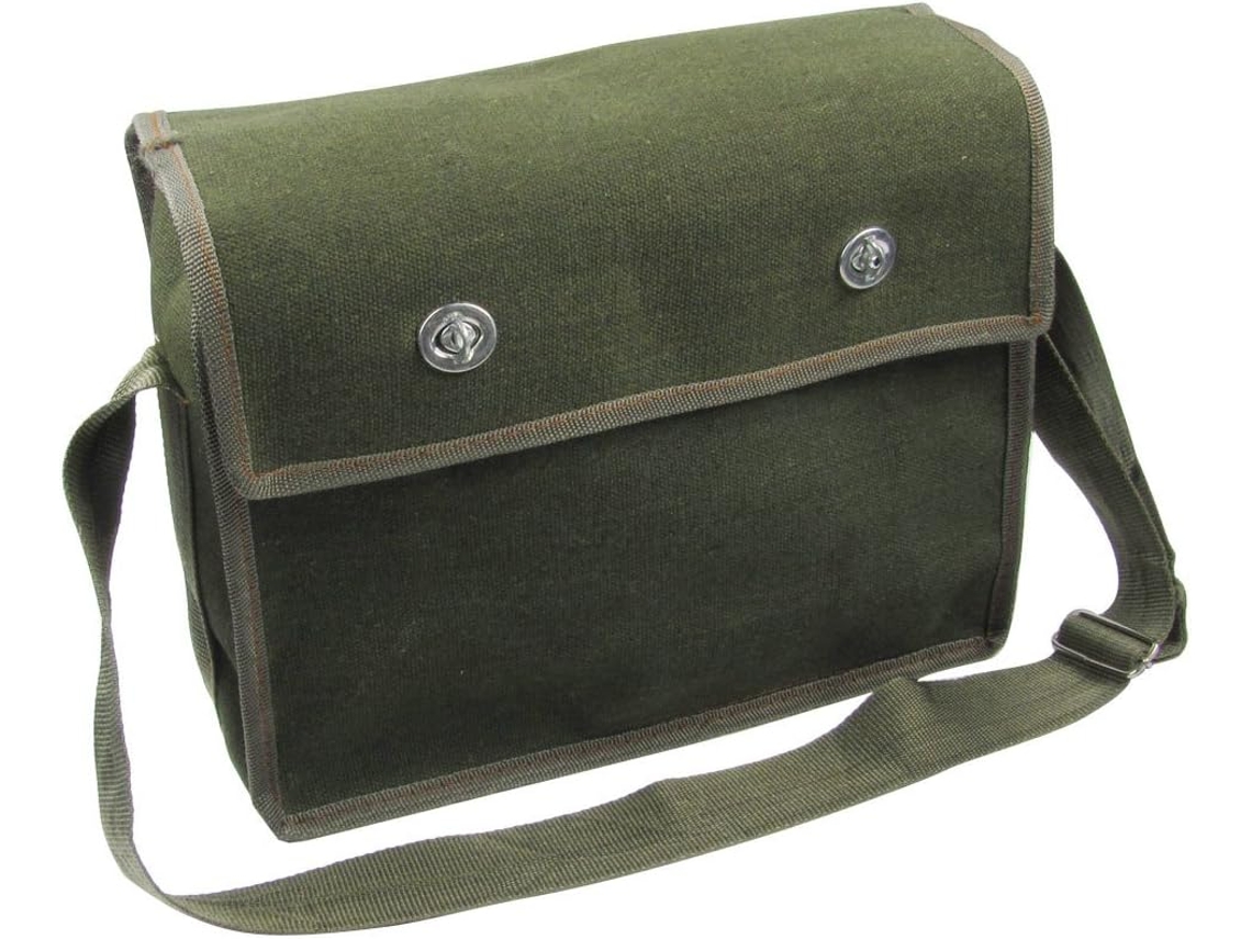 Bolsa CHABERLU Verde Militar com Alça Ajustável e 2 Compartimentos