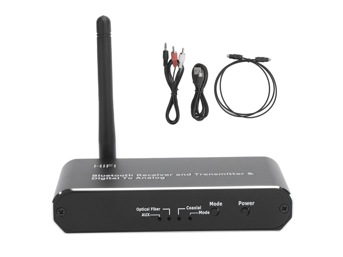 Baoj-2026conversor Coaxial Sem Fio Dac Digital Para Analógico Adaptador De Áudio Com Receptor Bluetooth D09