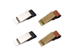 2026rebe linjou 4 Peças Clip Anel Caneta Estilo Vintage Couro Porta canetas com Clip de Metal para Agenda