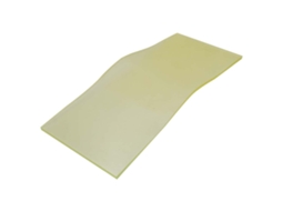 Hoja De Caucho Sorbothane De Poliuretano De Alta Calidad Resistente A Químicos Amarilla (8*200*500mm)