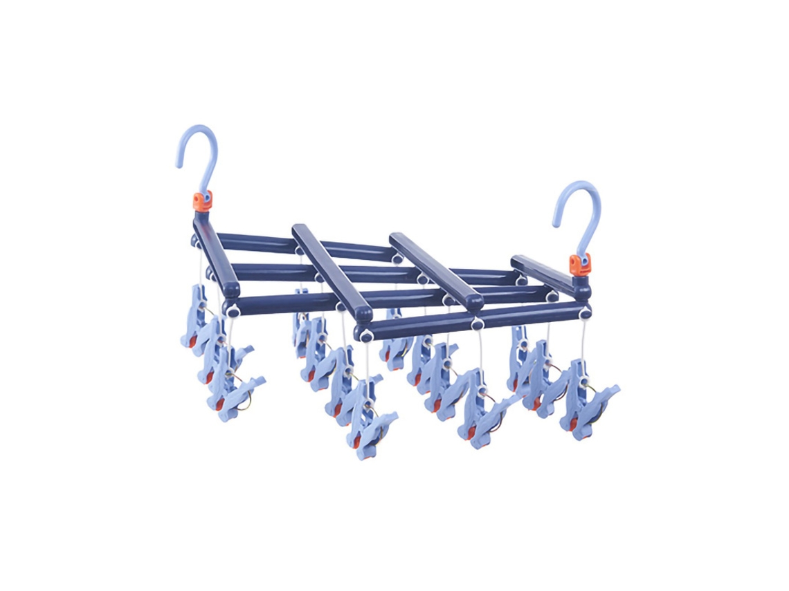 Pinza de Ropa Plegable Multifuncional 14 Clips | S/MARCA