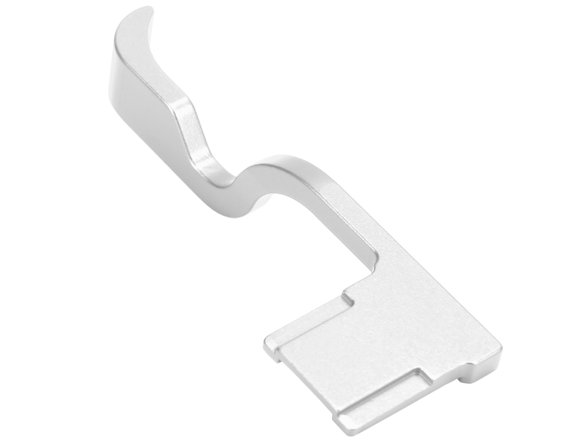 Mango De Pulgar De Acero Aluminio Para Sony A7r4, Agarre Con Zapata Caliente, Accesorio De Cámara Plata