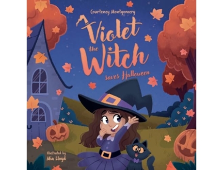 Livro Violet the Witch Saves Halloween de Courteney Montgomery (Inglês)