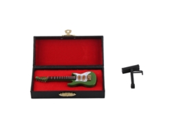 Miniatura de Guitarra Eléctrica Decoração 10cm