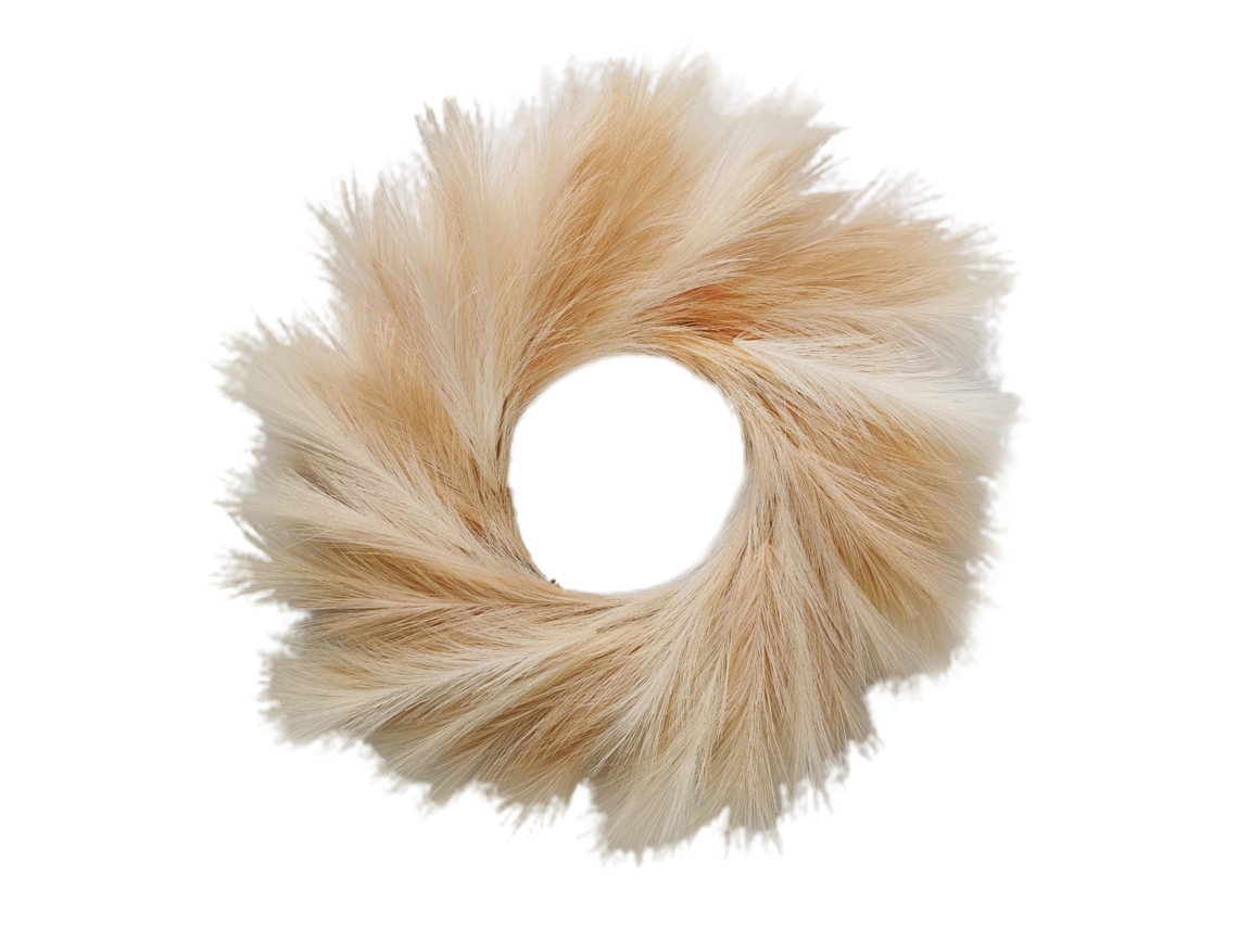 Coroa Capim Pampas Decorativa Sala Casa 60cm MARCA