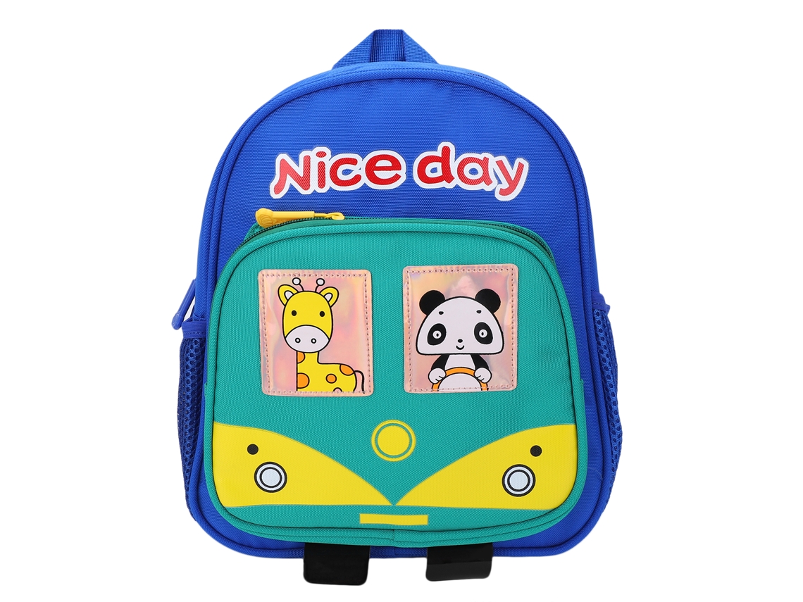 Mochila Para Jardim De Infância Com Design De Desenhos Animados - Mochilita Para Meninos E Meninas Do Ensino Fundamental