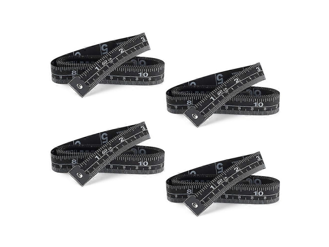 Fita Métrica, Pacote Com 4 Unidades, Fita Métrica De Corpo, Fita Métrica De Escala Dupla Para Costura, Corpo, Alfaiate, 150 Cm/60 Aquaforge