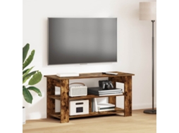 Vidaxl Suporte De Tv Carvalho Defumado 100 X 40 X 50 Cm