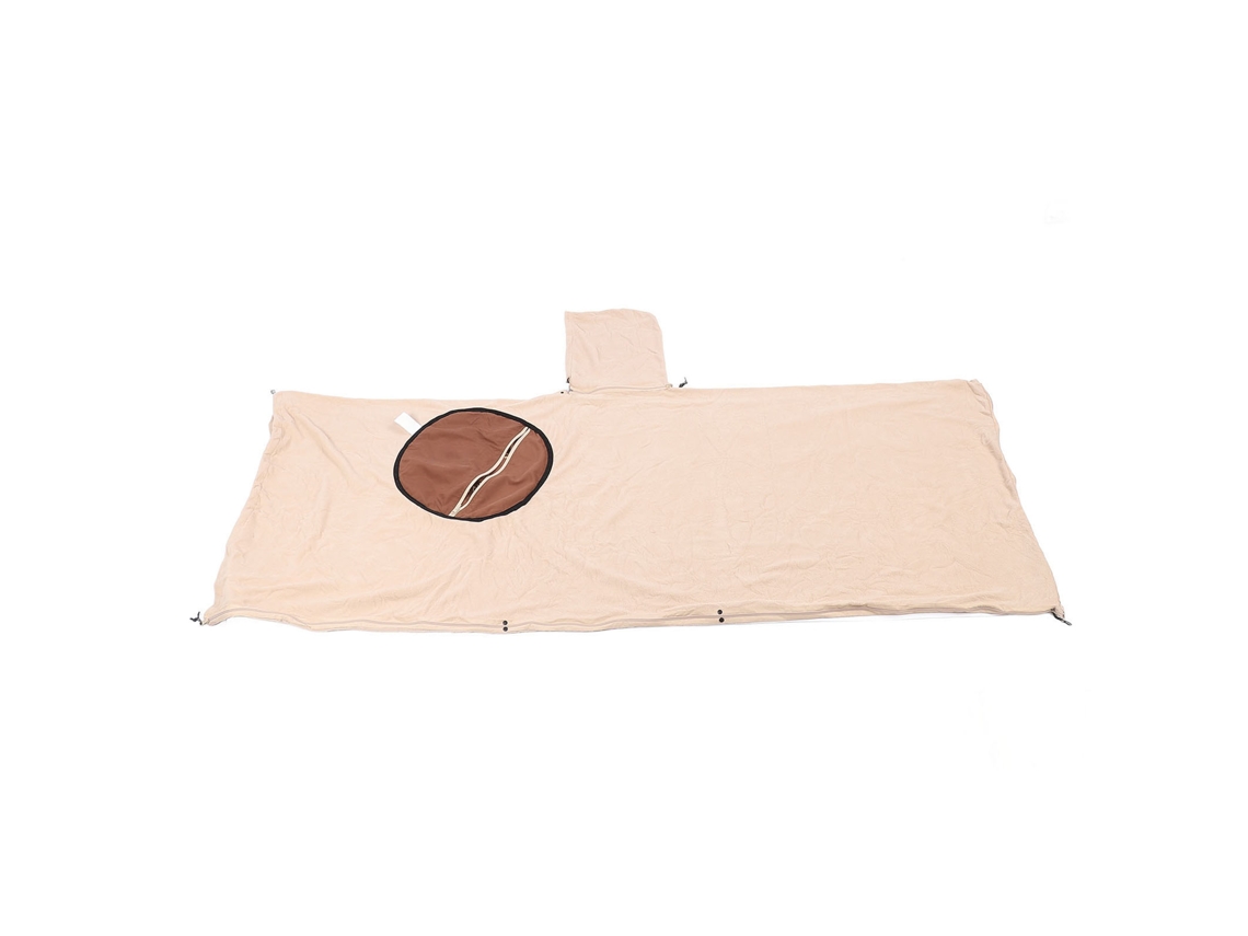 Manta Impermeável Fleece Com Capuz Para Camping Café