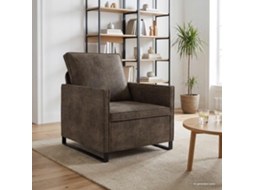 Vidaxl Sofá De Solteiro Cinzento-escuro 70 X 81 X 82 Cm