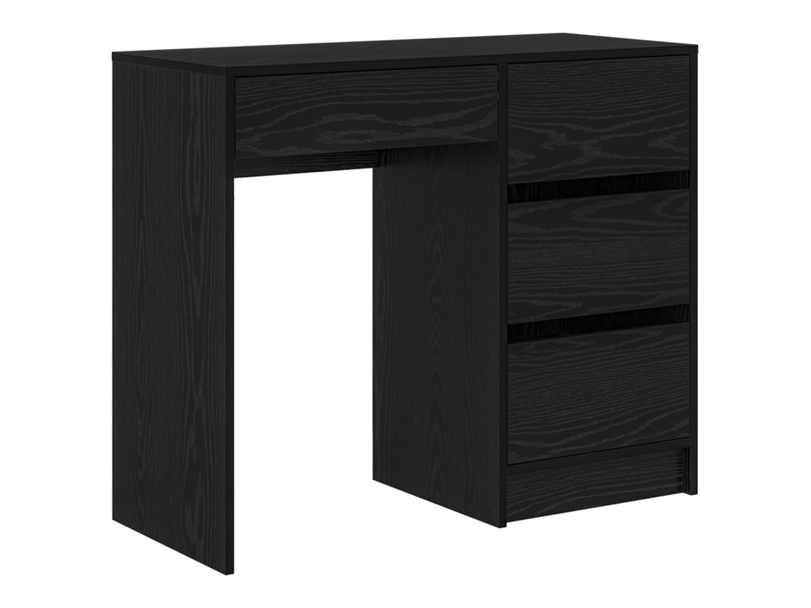 Conjunto 1 Secretária De Computador Vidaxl Preto Derivados De Madeira (90 X 37.5 X 75 Cm)