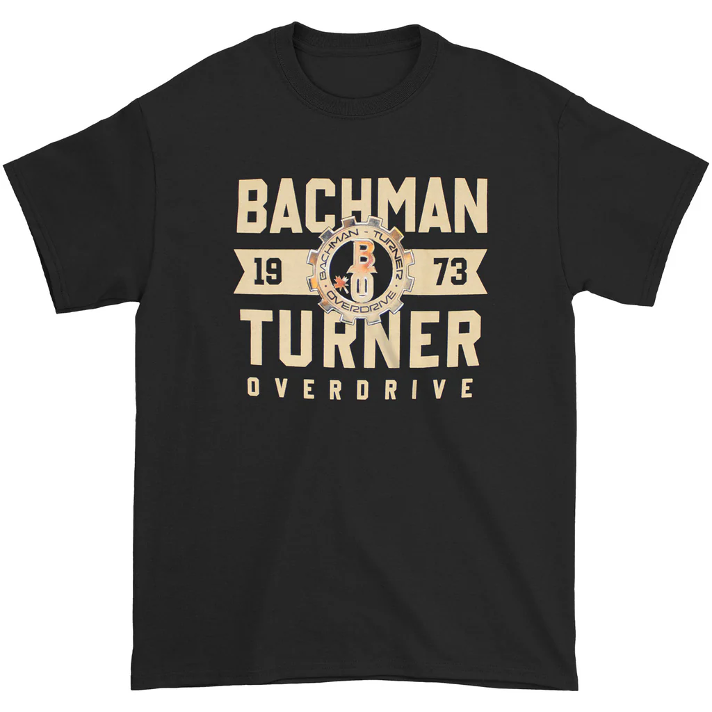 Rockinstone Unisex Bachman-turner Overdrive Big Bto Logo T-shirt-xl