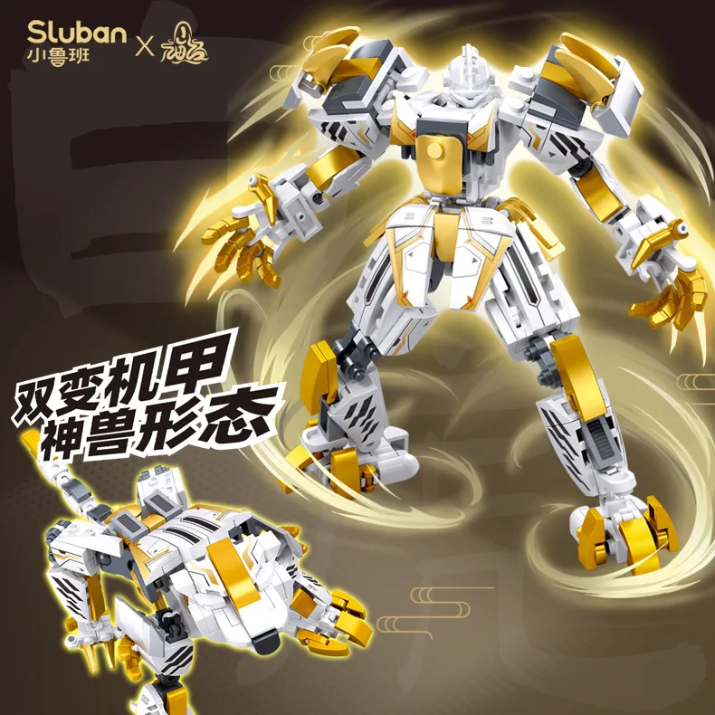 Conjunto De Blocos De Montar Mech Robot Warrior