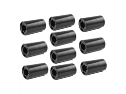 10 Adaptadores de Bateria AA para C com Case