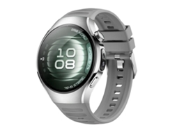 Bracelete para Huawei Watch 5 Silicone Corrugado com Fivela de Aço Prate Cinza XIAOMOYU (42mm)