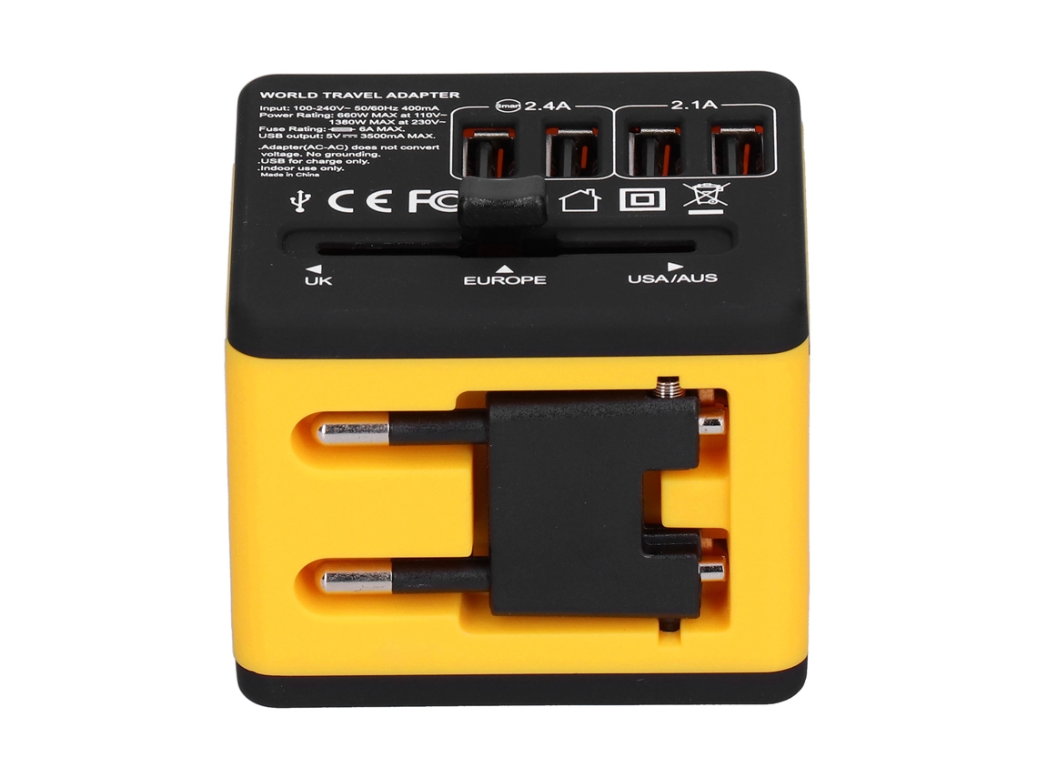 Adaptador De Corrente Laxiscreed Universal Para Viagens Internacionais