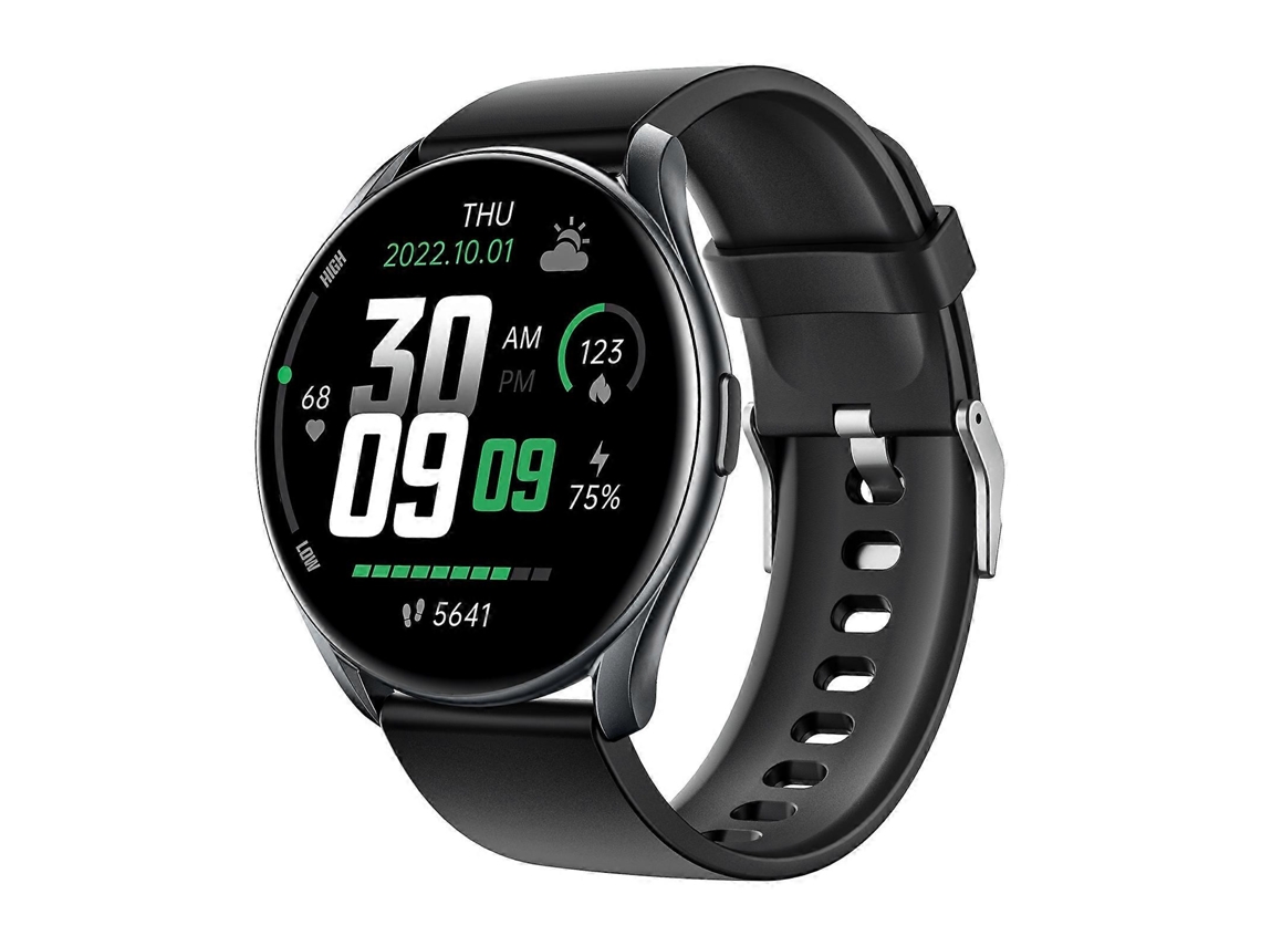 Smartwatch GTr1 com tela colorida de 1,28 polegadas, monitora frequência cardíaca e pressão arterial. Ly Ebike