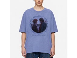 Rockinstone Breakfast Club Movie Breakfast Love Heather Light Blue Adult T-shirt Size:s