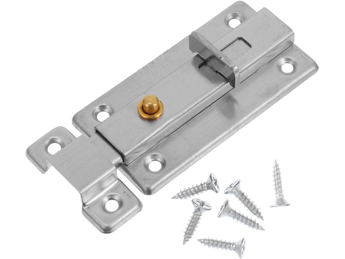 Fecho De Porta Correr Em Aço Inoxidável Com Recursos Privacidade E Flexibilidade, Design Simples E Elegante