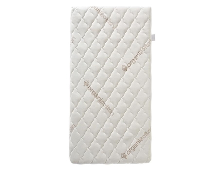 Colchão de bebê de algodão orgânico 60x120x10 cm 100% algodão capa removível sem tratamento químico Ptit Lit