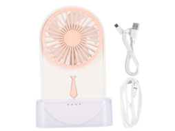 Ventilador De Bolso Usb, 4 Velocidades, Portátil Mini Recarregável Para Dormitórios E Escritórios.