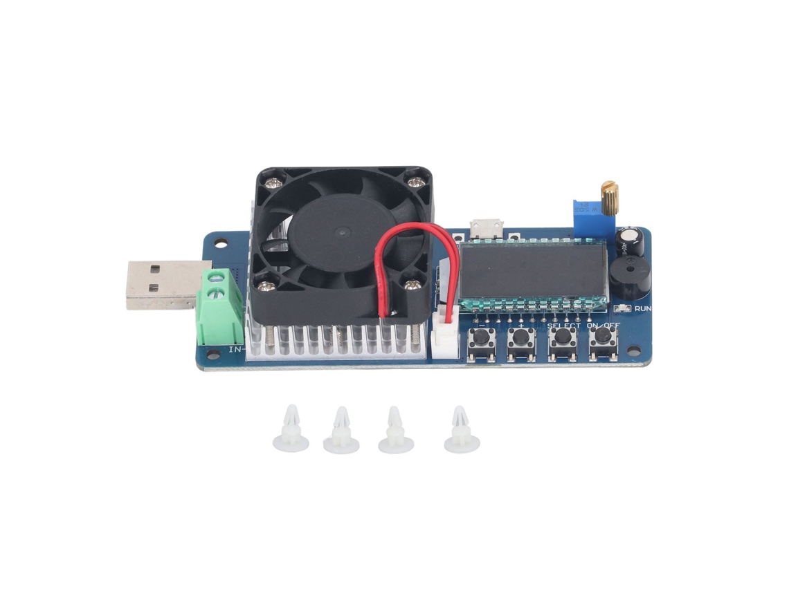 Medição de Capacidade de Bateria Usb com Lcd e Ventoinha 5v 4a