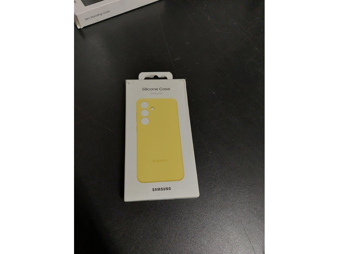 Capa de Silicone SAMSUNG Galaxy S24 Amarelo (Outlet Caixa Aberta)