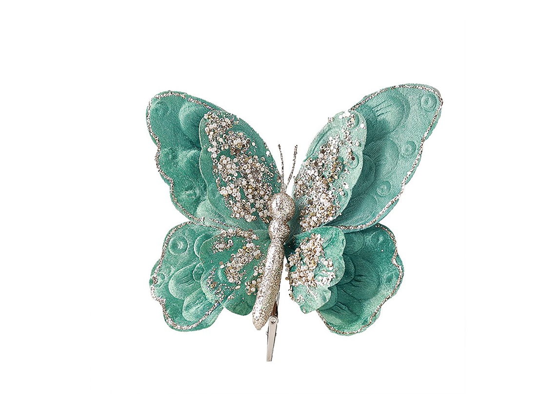 Laxiscreed Flor De Borboleta De Dupla Camada Para Decoração De Natal E Árvores Natalícias De Alta Qualidade