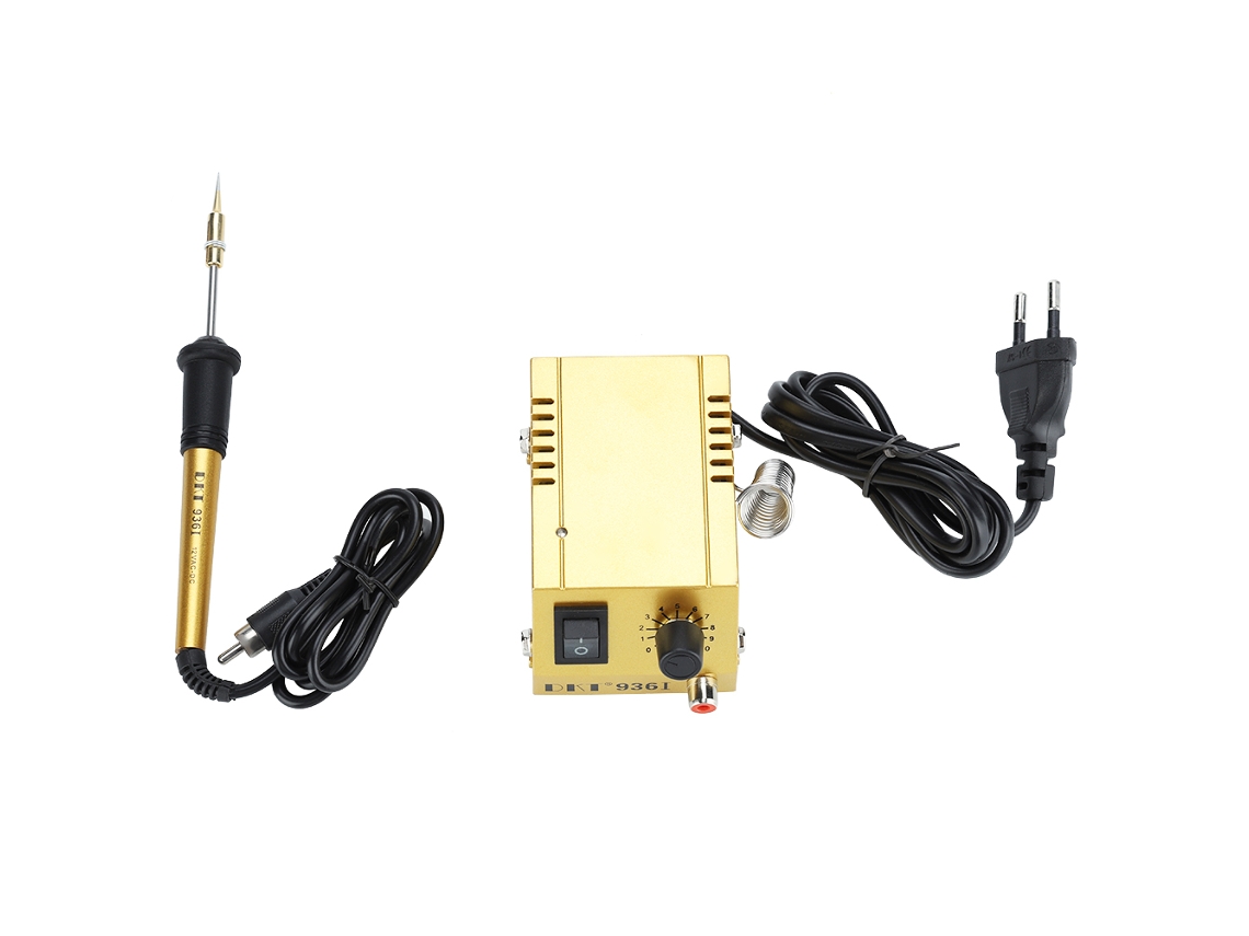 Estación De Soldagem Mini 12v Ajustable De Temperatura Para Reparación De Teléfonos Móviles (oro)