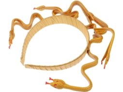 Tiara Para Cosplay Da Medusa, Acessório De Cobra Simulada Leve E Confortável, Traje Egípcio