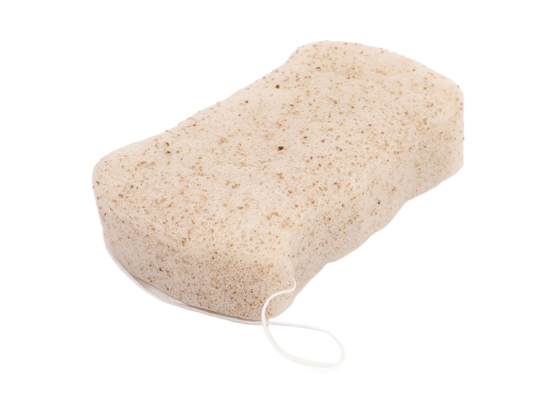 Esponja Facial Konjac Exfoliante Suave Amigável Com A Pele Para Limpeza Corporal E Ducha Portátil
