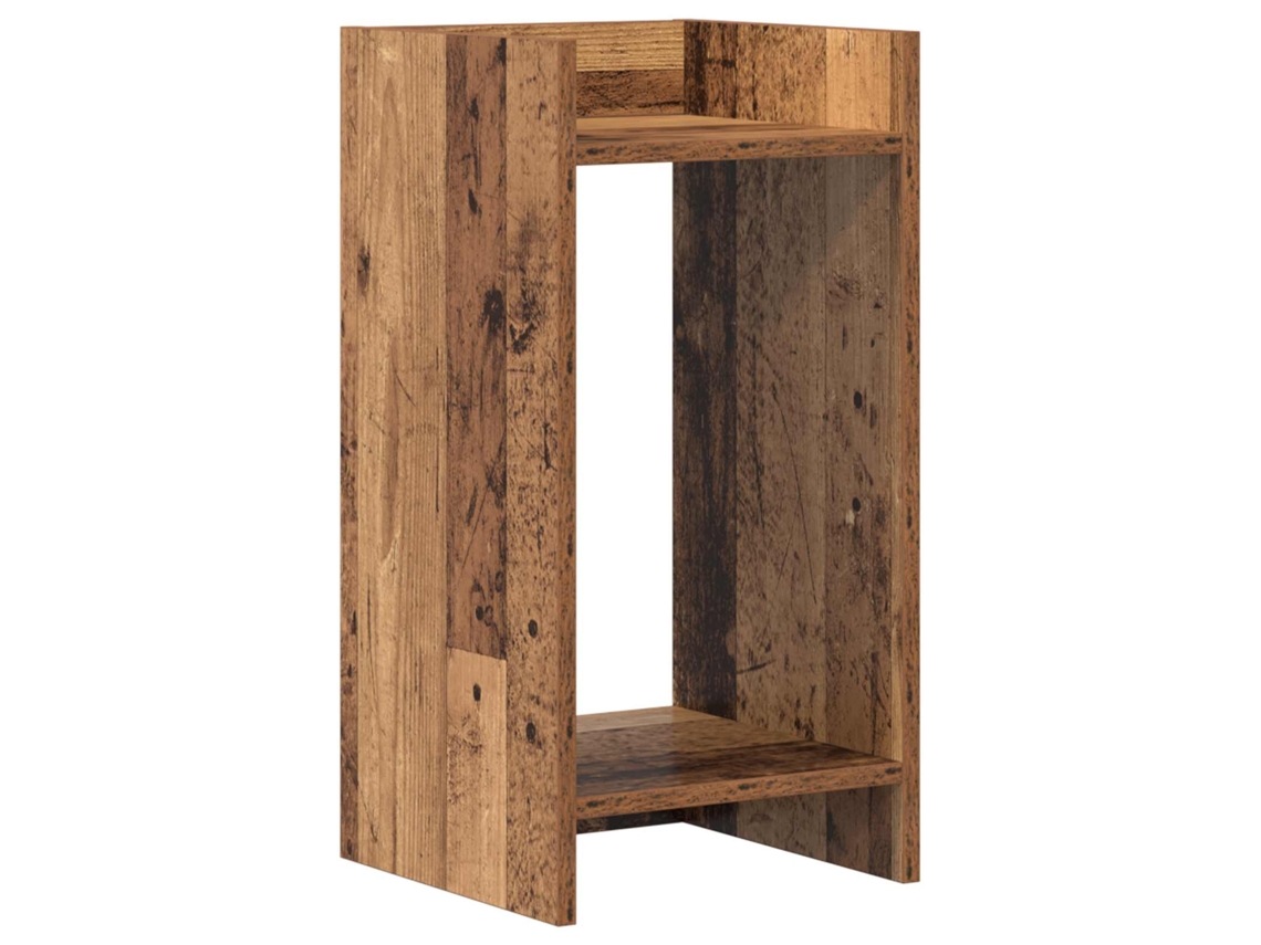 Conjunto 1 Suporte Para Plantas Vidaxl Castanho Derivados De Madeira (30 X 30 X 60 Cm)