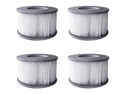 2026 4pcs Filtros de Baño Caliente para Piscinas Hinchables Mspa, Cartucho de Filtro Versión Mejorada