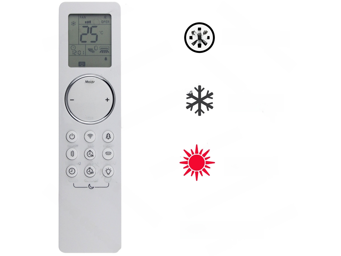 Controle Remoto de Ar Condicionado HENTEN HOME para Tosot Ybe1fb7