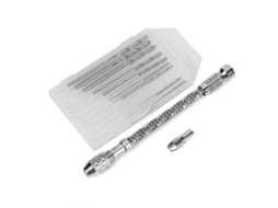 Taladro Manual Semiautomático De Aleación De Aluminio Con 10 Brocas Para Carpintería Y Modelismo