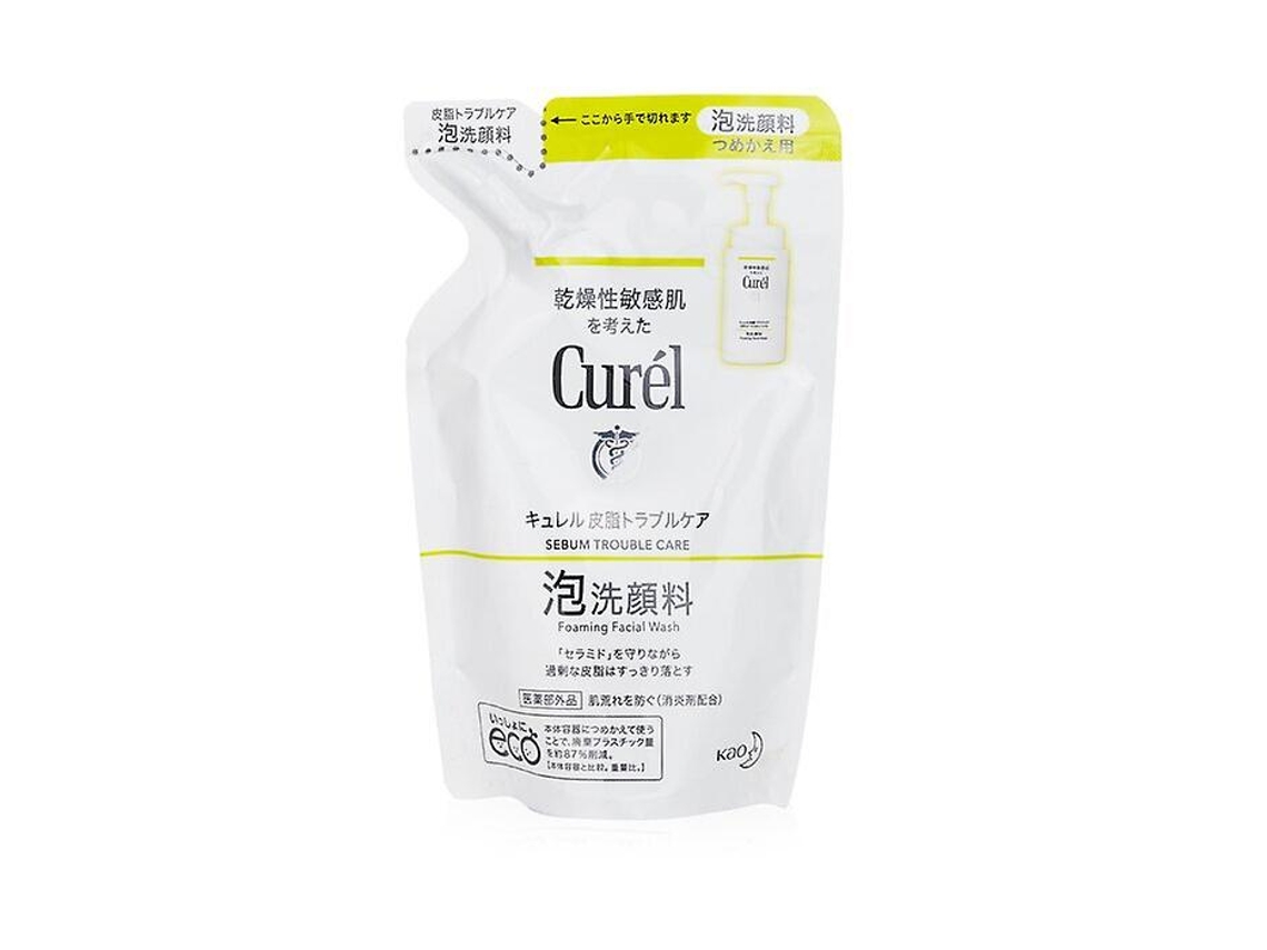 Refil Do Sabonete Facial Espumante Curel Sebum Trouble Care 130ml/4,3oz