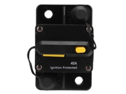Disjuntor automático de 40A com fusível resetável impermeável DC 12-42V para amplificador de áudio automotivo inversor
