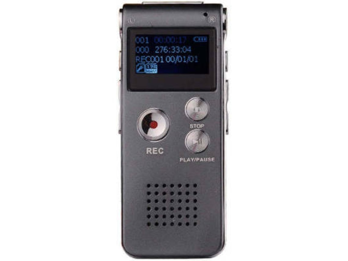 Gravador de Voz Digital com Memória Flash Usb Mp3 Player Usado -32Gbcinza